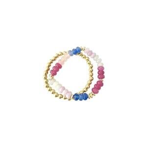 NEW GEMELLI women's jamie bracelet set in kerry pink blue